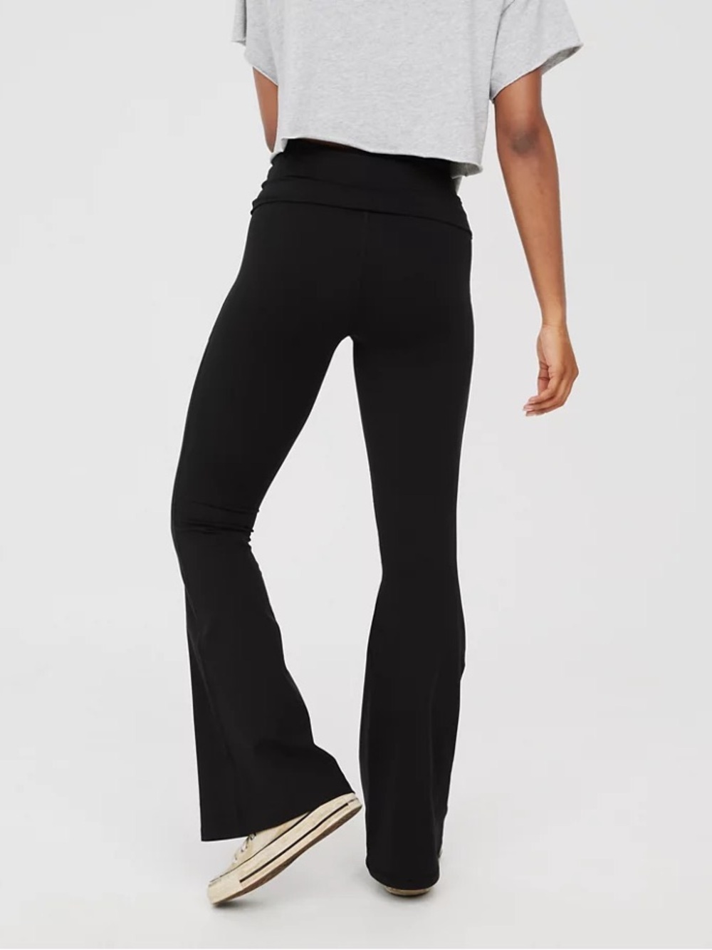 OFFLINE Aerie the Hugger High Waited Foldover Flare Legging - Picture 3 of 5